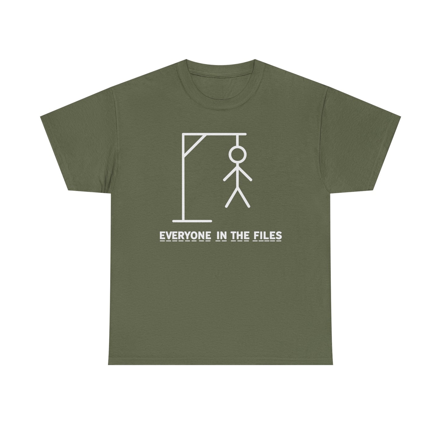 Everyone in the Files Unisex Heavy Cotton Tee