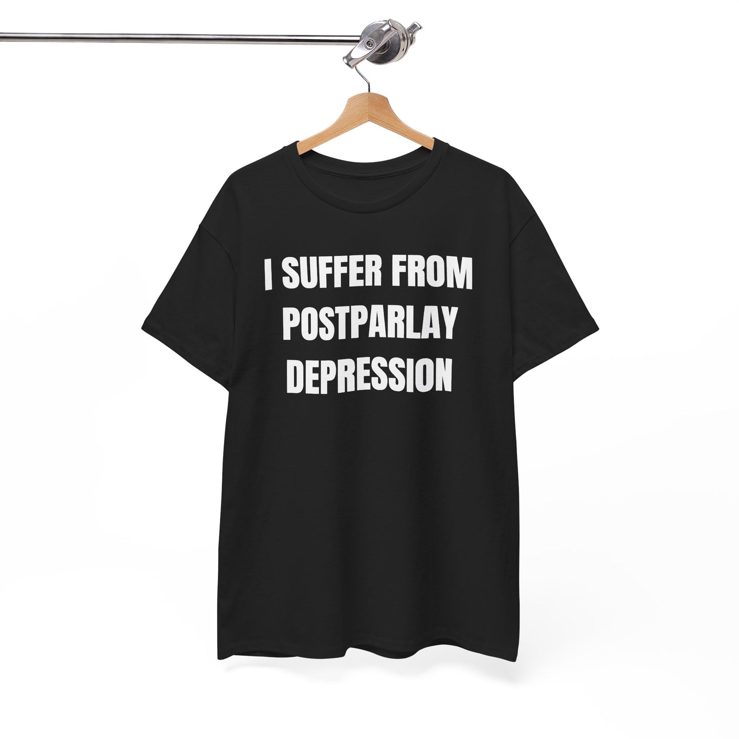 I Suffer From Post-Parlay Depression Unisex Heavy Cotton Tee