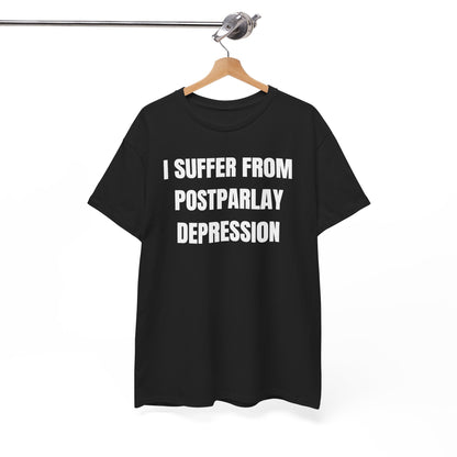 I Suffer From Post-Parlay Depression Unisex Heavy Cotton Tee