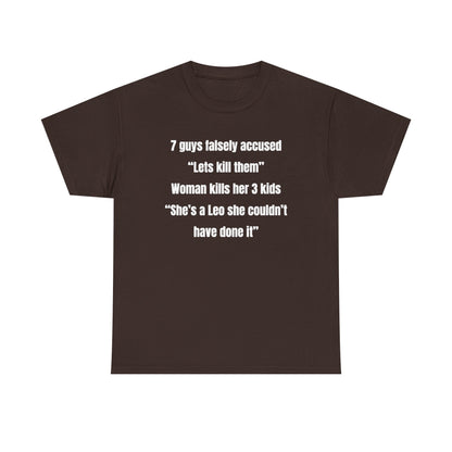 7 Guys Falsely Accused Jane Doe Unisex Heavy Cotton Tee