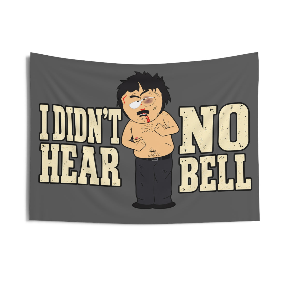 I Didn't Hear No Bell Indoor Wall Tapestry