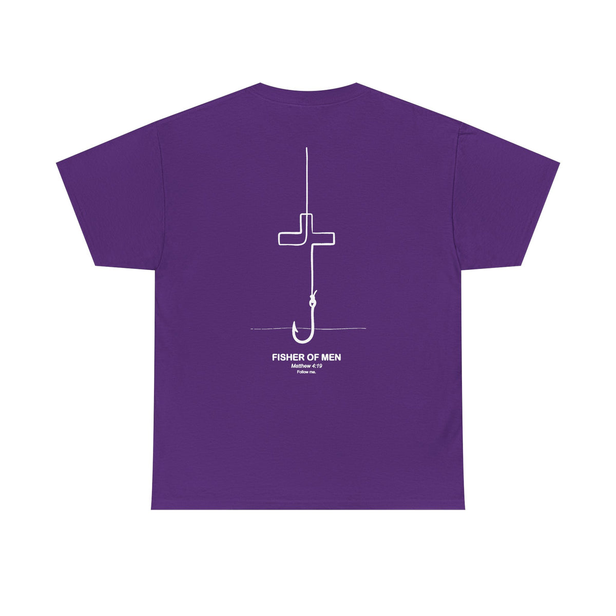 Fisher of Men Mathew 4:19 Unisex Heavy Cotton Tee