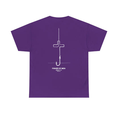 Fisher of Men Mathew 4:19 Unisex Heavy Cotton Tee