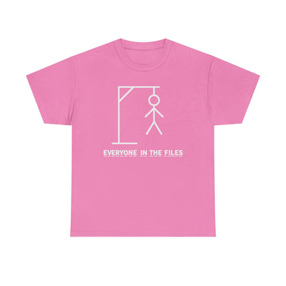 Everyone in the Files Unisex Heavy Cotton Tee
