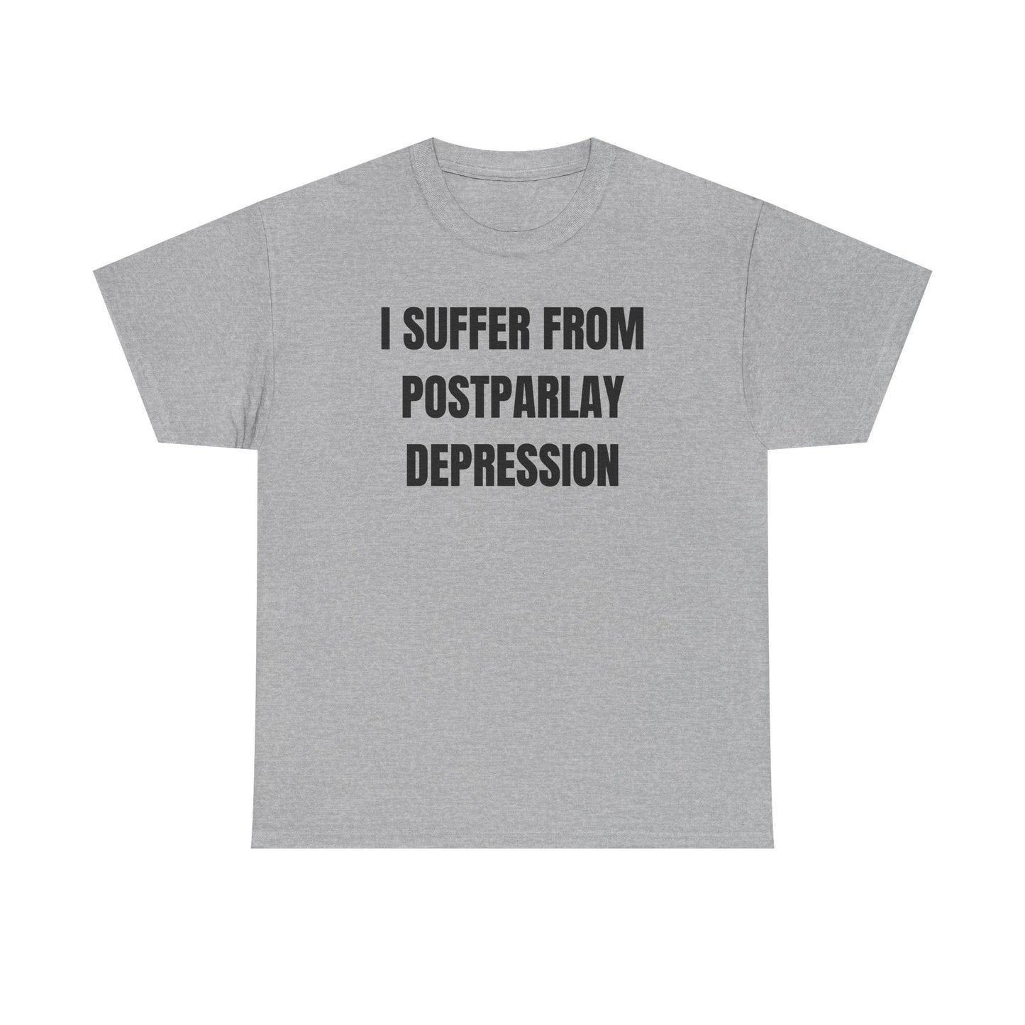 I Suffer From Post-Parlay Depression Unisex Heavy Cotton Tee