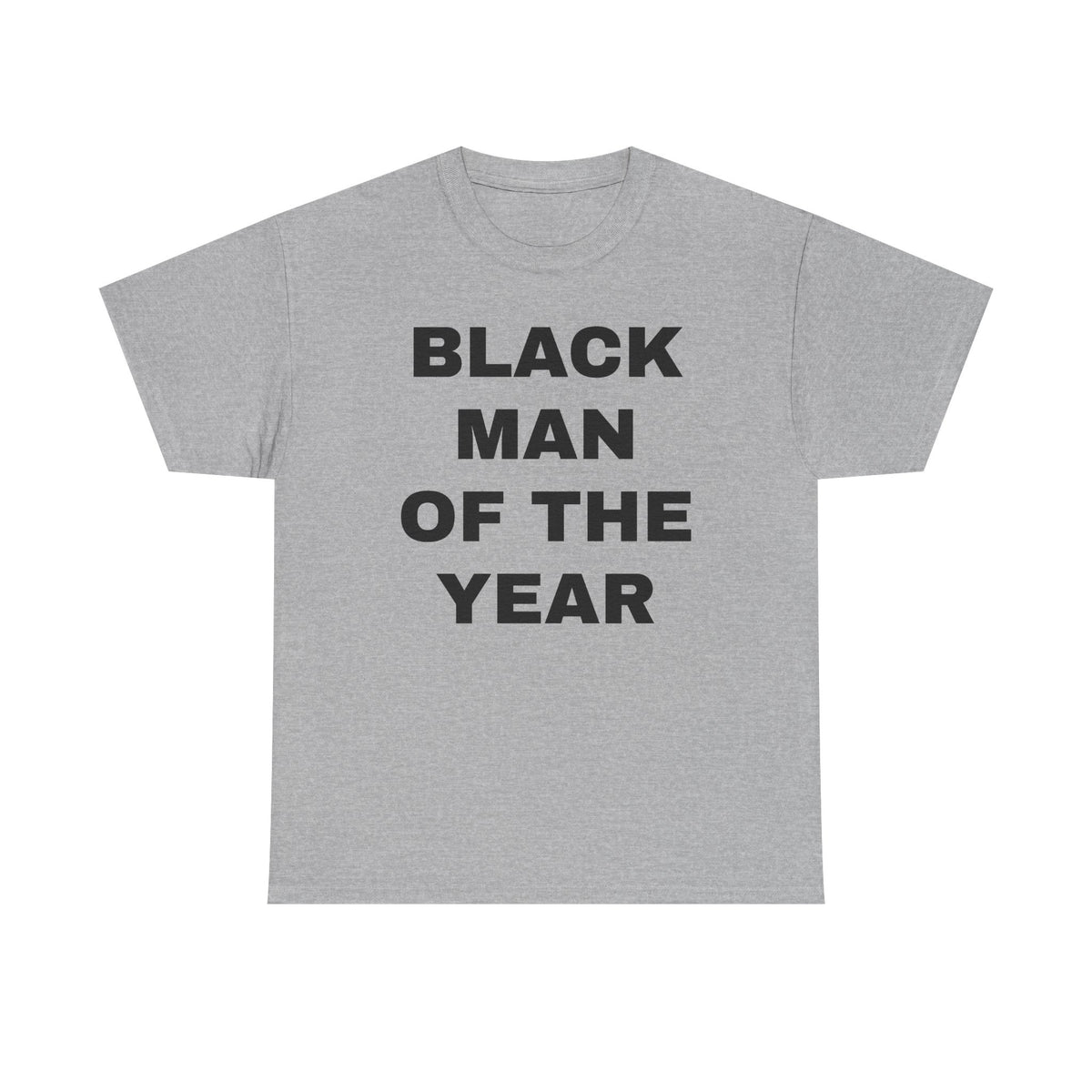 Black Man Of The Year Unisex Heavy Cotton Tee