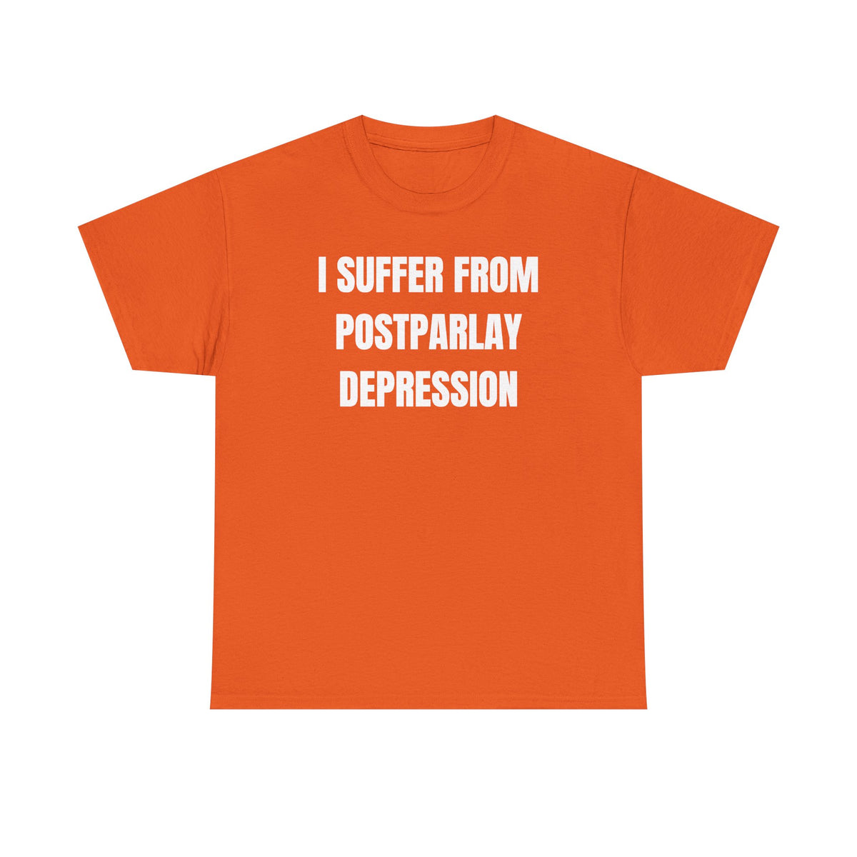 I Suffer From Post-Parlay Depression Unisex Heavy Cotton Tee