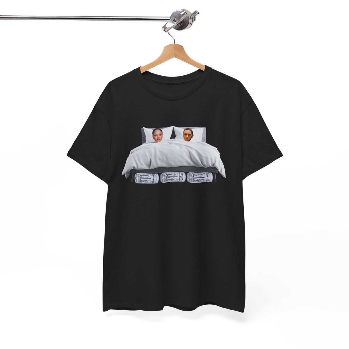 I'm Friends With The Monster That's Under My Bed Unisex Heavy Cotton Tee