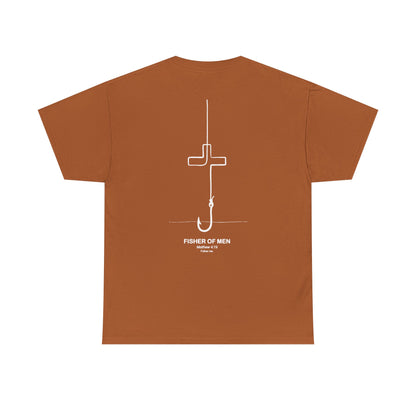 Fisher of Men Mathew 4:19 Unisex Heavy Cotton Tee