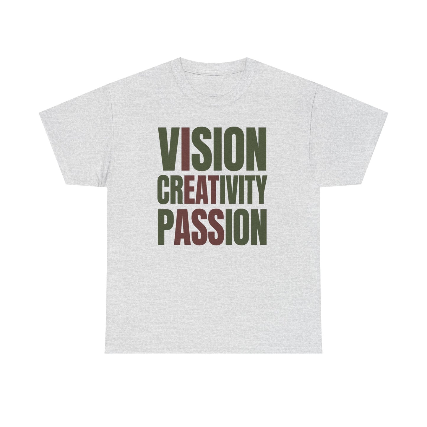 Vision Creativity Passion Color Blind Gift Unisex Heavy Cotton Tee