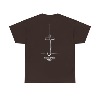Fisher of Men Mathew 4:19 Unisex Heavy Cotton Tee