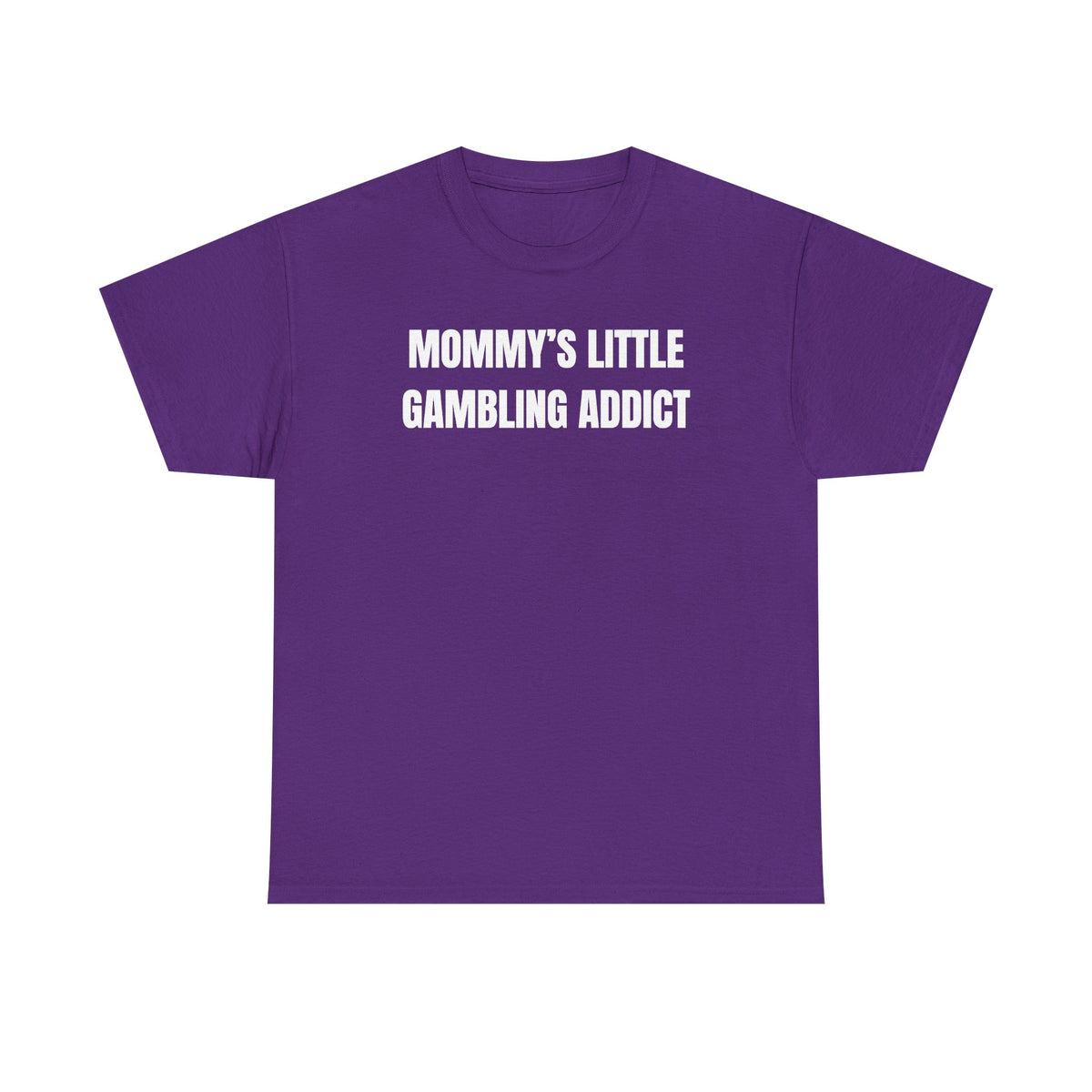 Mommy's Little Gambling Addict Unisex Heavy Cotton Tee