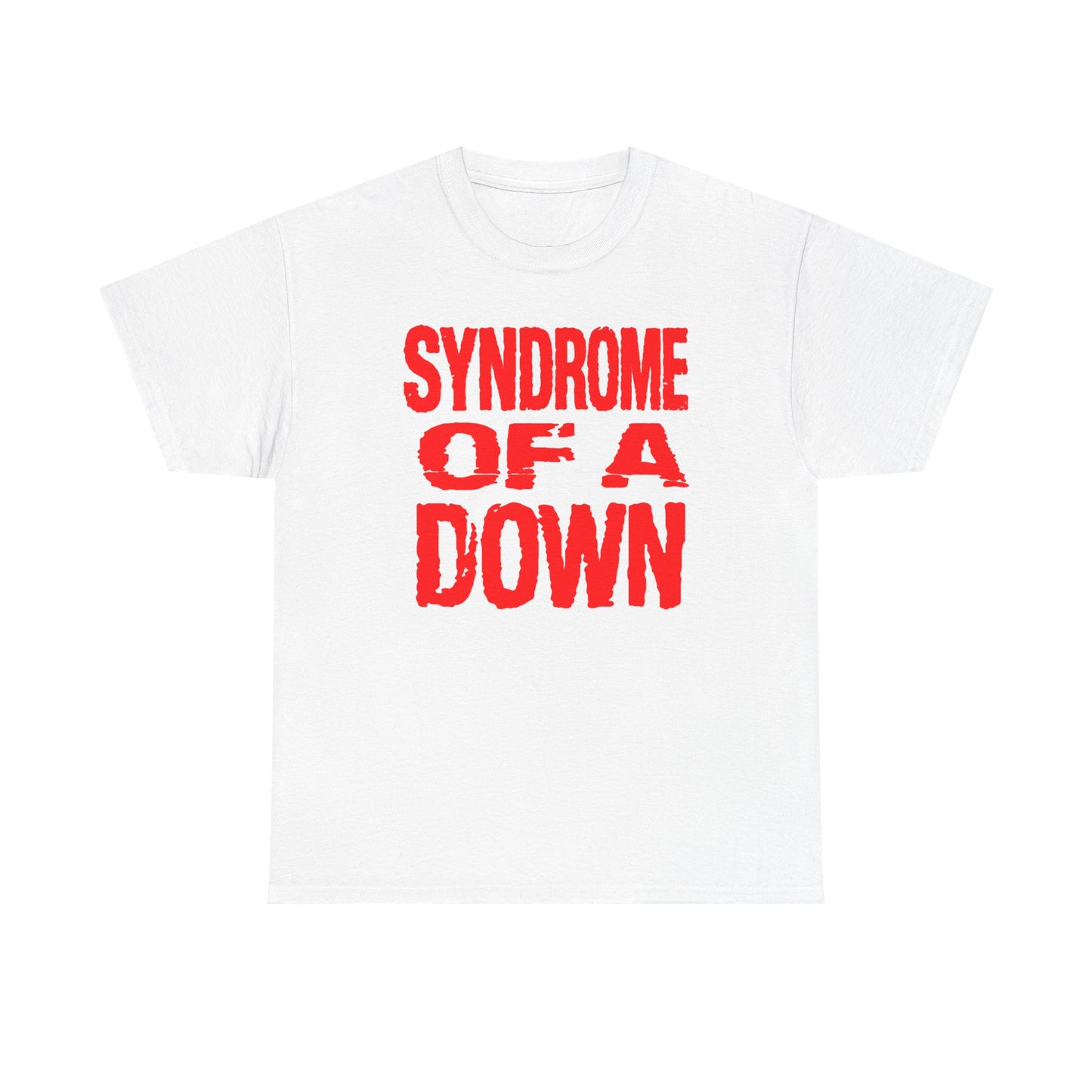 Syndrome of a Down Unisex Heavy Cotton Tee - Funny Shirt - Rock Music - Gift for Men and Women