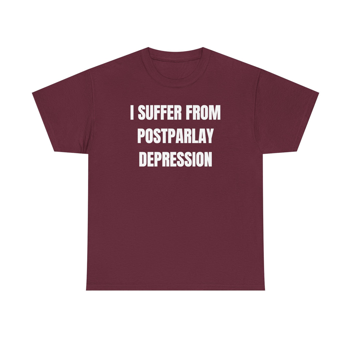 I Suffer From Post-Parlay Depression Unisex Heavy Cotton Tee