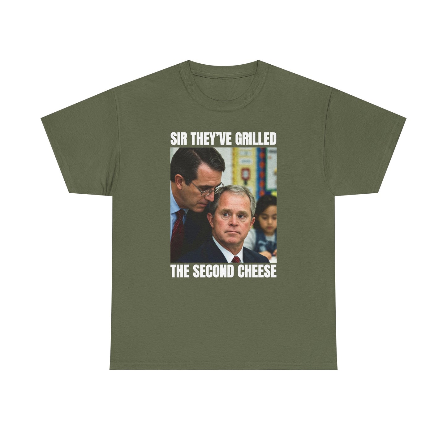 Sir They've Grilled The Second Cheese Unisex Heavy Cotton Tee
