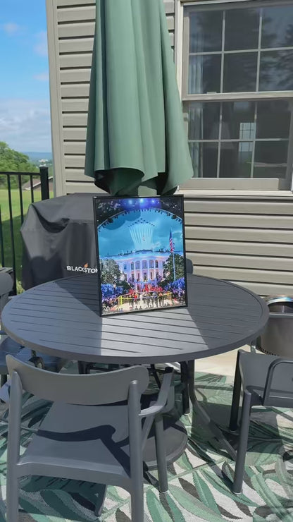 White House Flyover MMA Vertical Matte Poster - Frame Not Included