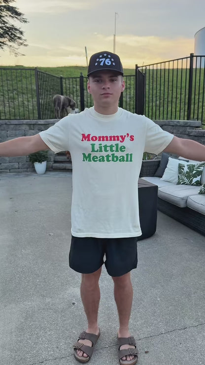 Mommy's Little Meatball Unisex Garment Dyed Comfort Colors T shirt