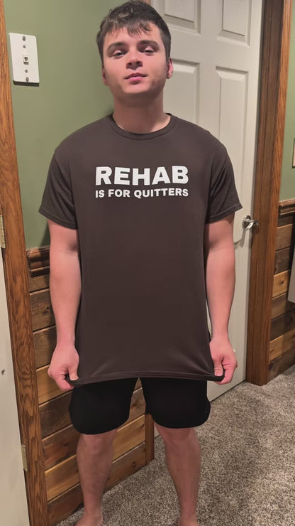 Rehab is for Quitters Unisex Heavy Cotton Tee